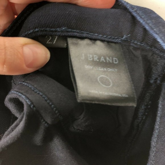 ⭐️🌴J Brand Lamb Leather Patch Jeans - Picture 4 of 12